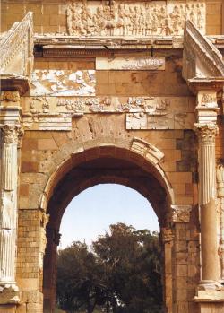 Libia - Leptis Magna - arco Settimio Severo